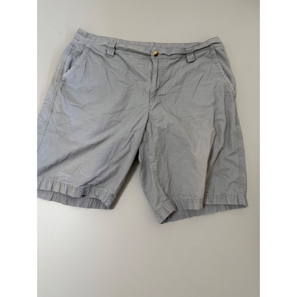 Columbia Sportswear Mens Gray Outdoor Hiking Shorts Size 34W 10L Casual Cotton